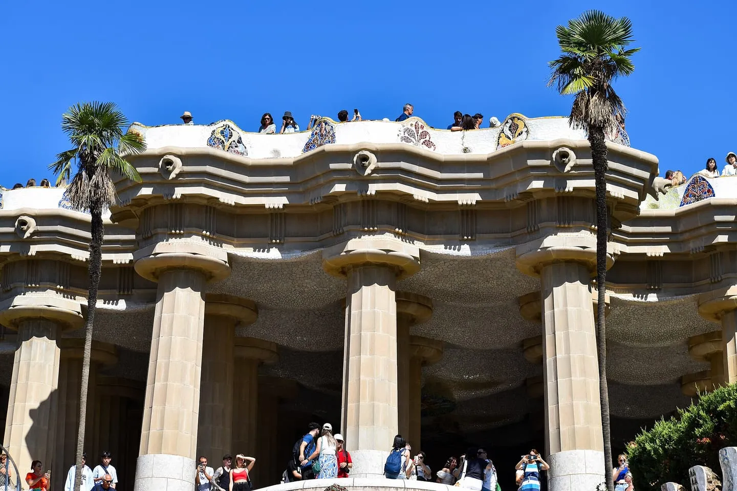 Park Güell y la terraza del mosaico