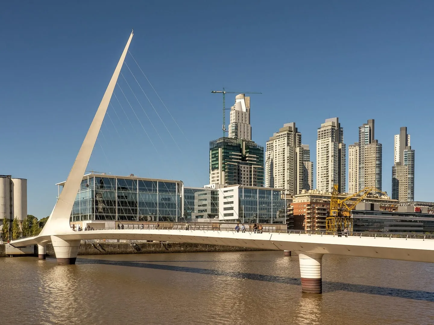 Puerto Madero y Puente de la Mujer