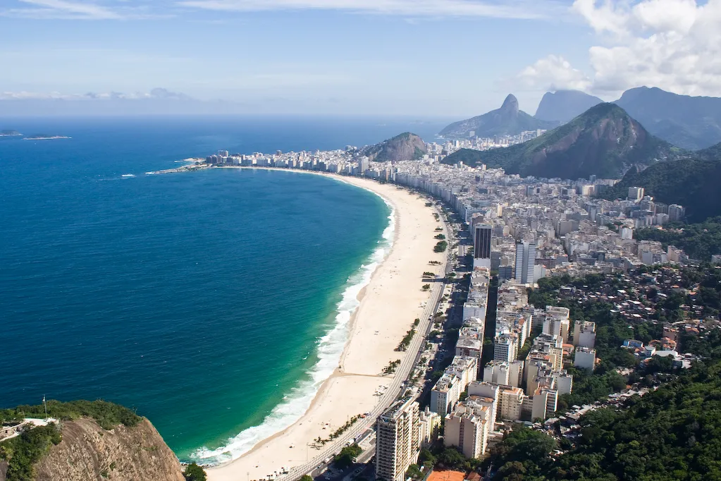Calçadão de Copacabana e orla