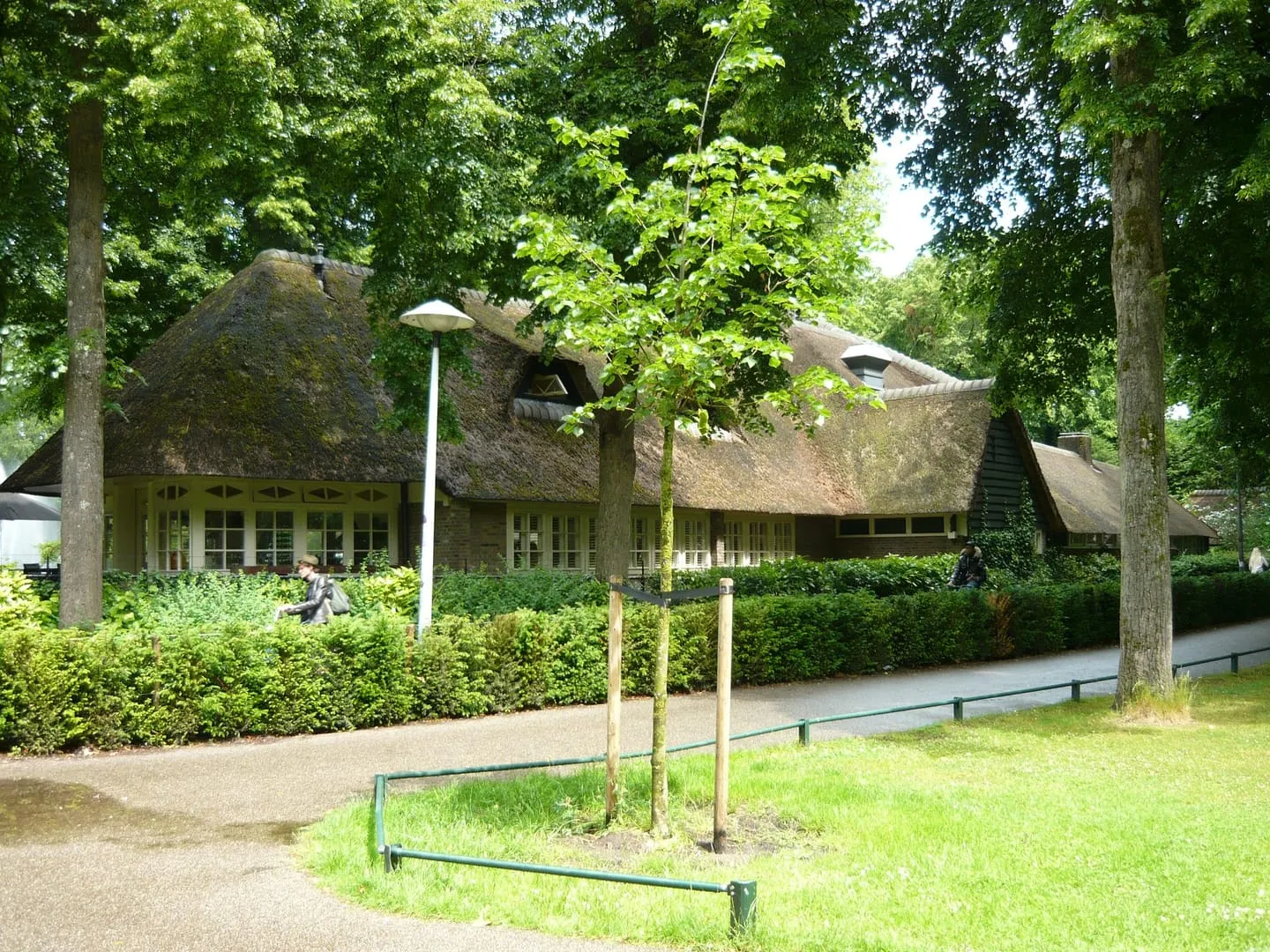 Wilhelminapark and the tea house
