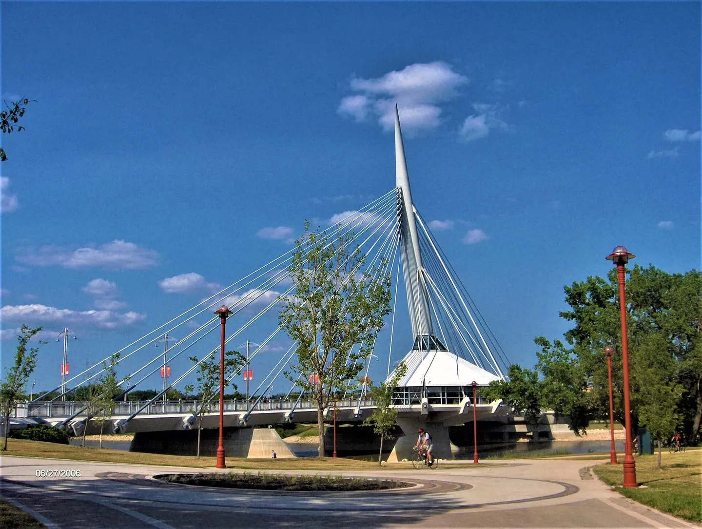 Esplanade Riel and St. Boniface Sunset